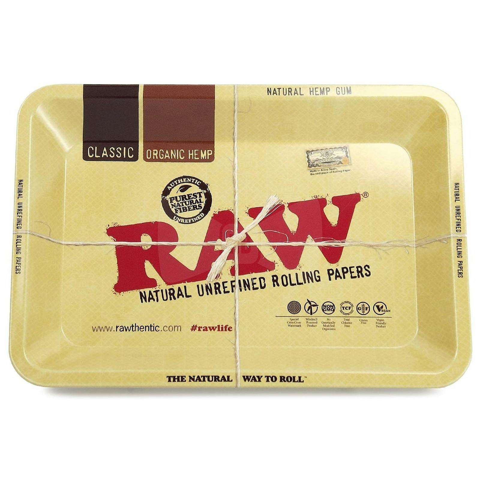 RAW Classic Rolling Tray Mini Leafly